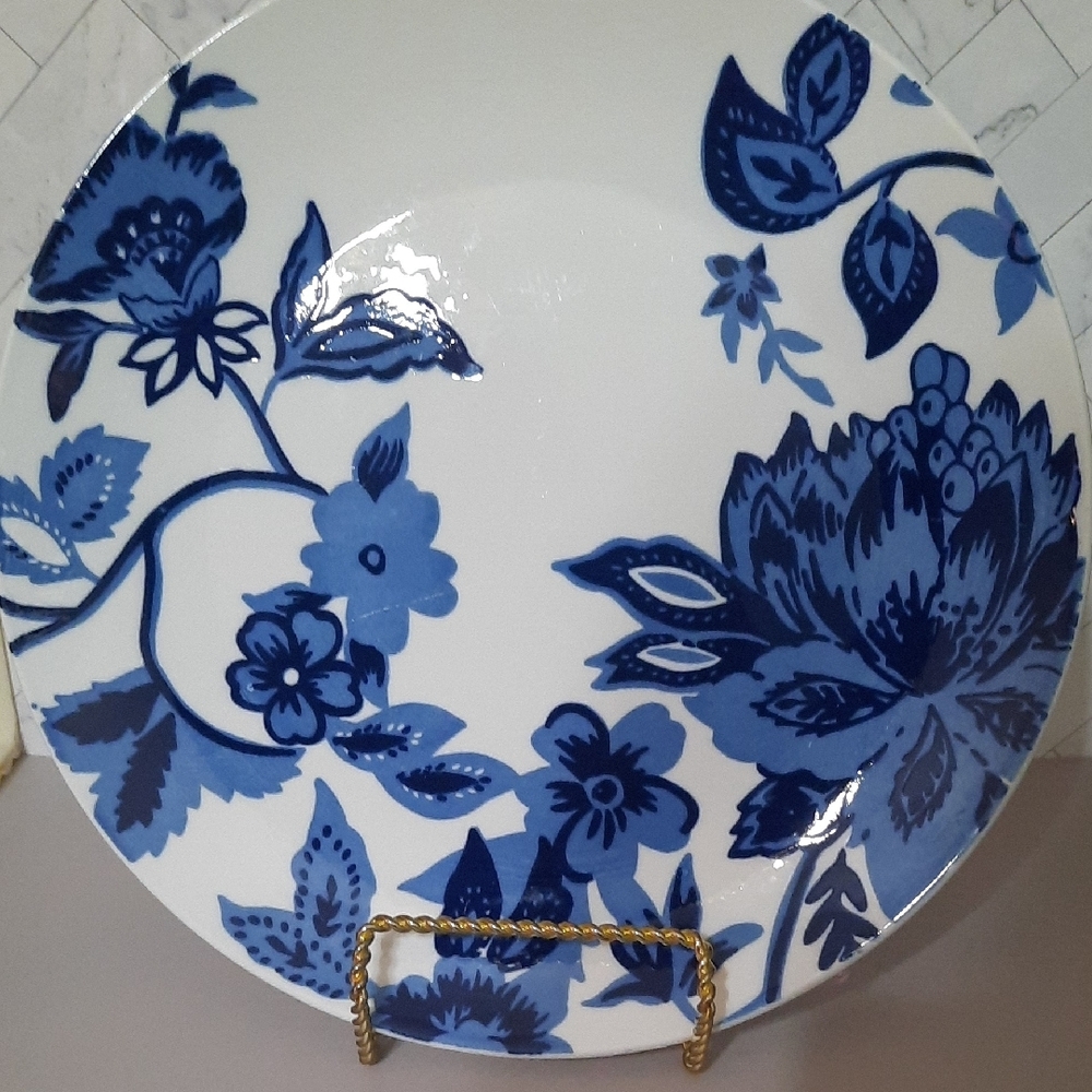 Royal Norfolk Blue Floral Plate - Picture 5 of 5